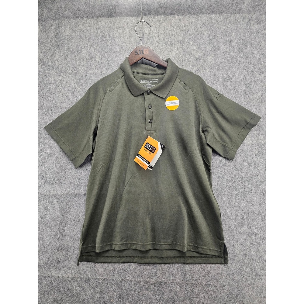 5.11 Tactical Series Performance Polo Shirt Ranger Green Mens Large New